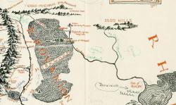 Найдена карта Средиземноморья с пометками Толкина
