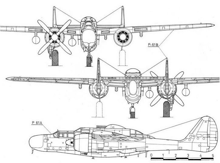 Nortrop P-61 BLack Widow Тяжелый ночной истребитель США - pic_75.jpg