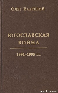 Книга Югославская война